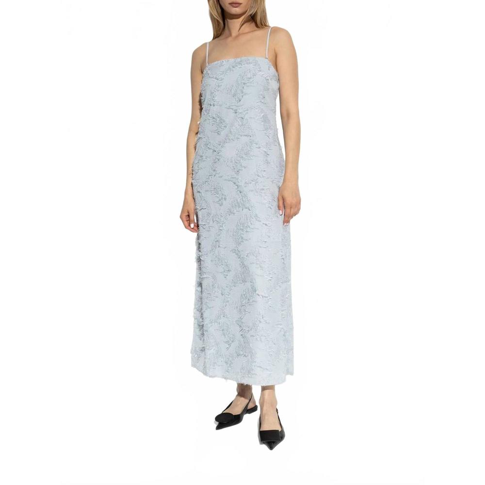 NEW SAMSOE salazio maxi dress in gray dawn